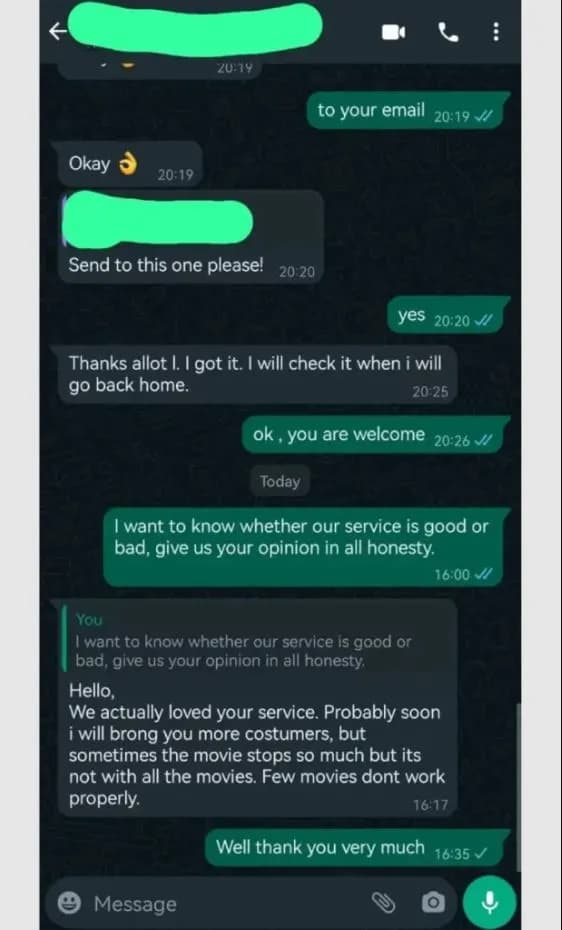 Customer Review 1